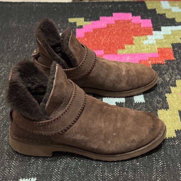UGG McKay Short Harness Boot, Chocolate Brown, US Women's 9.5 - Picture 10 of 16